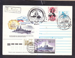 Envelope. SPECIAL CANCELLATION. Exhibition. MORFILEX-93. MURMANSK. - 3-33-i - Cartas & Documentos