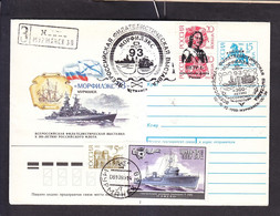 Envelope. SPECIAL CANCELLATION. Exhibition. MORFILEX-93. MURMANSK. - 3-33-i - Covers & Documents
