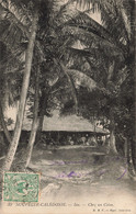 CPA - Nouvelle Calédonie - Ina - Chez Un Colon - Edit B; Et F. - Animé - Palmier - New Caledonia