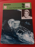 Fiche Rencontre Karin Fischer Müller Natation - Swimming