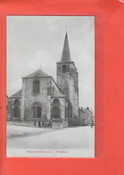 80 OISEMONT Cpa Animée L ' Eglise Edit Breger - Oisemont