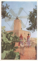 Malte Malta  Windmill Near Hal Far Aerodrome - Malte