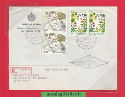 SAN MARINO 1977 - St.Post.067 - Busta FDC Raccomandata, Coppia Di V. Da Lire 200 "ANNO DEL REUMATISMO"-vedi Descrizione- - Lettres & Documents