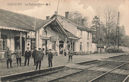 CPA - Belgique - Boitsfort - La Station - Photo Gaston Fassotte - Animé - Soldat - Watermael-Boitsfort - Watermaal-Bosvoorde