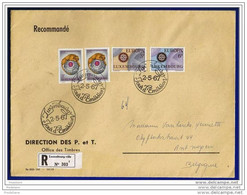 EUROPA/LIONS RECOMMANDE FDC/AANGETEKEND 02.05.1967 - Franking Machines (EMA)