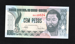 Guinée-Bissau, 100 Pesos, 1990-1993 Issue - Guinea-Bissau