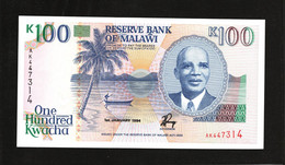 Malawi, 100 Kwacha, 1990-1994 "Act 1989" Issue - Malawi