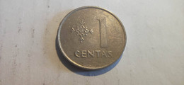 Lituania  1 CENTAS 1991 - Lituanie