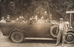 CPA - Carte Photo - Garage Moderne Lourdes - Raoul Photo Lourdes - Oblitéré Lourdes - Animé - Passenger Cars