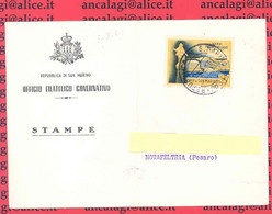 SAN MARINO 1961 - St.Post.030 - Cart. Servizio Novità, "XXXVI FIERA DI MILANO" - Vedi Descrizione - - Lettres & Documents