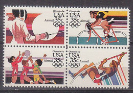 H1857 - ETATS UNIS UNITED STATES AERIENNE Yv N°103/06 ** JEUX OLYMPIQUES - 3b. 1961-... Unused