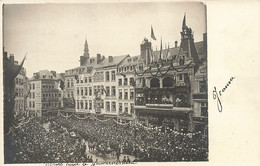 CPA - Belgique - Manifestation - Carte Photo - Précurseur - Manufacture De Tabacs Ortmans - Demonstrations