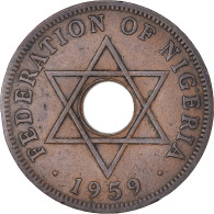 Monnaie, Nigéria, Elizabeth II, Penny, 1959, TTB, Bronze, KM:2 - Nigeria