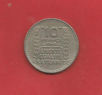 10 Francs TURIN, PETITE TÊTE 1948 B  Voir Les 2 Photos - 10 Francs