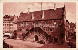 Mulhausen - Rathaus - Car - Town Hall - Old Postcard - 1944 - Germany - Used - Muehlhausen