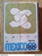 JEUX OLYMPIQUE DE MEXICO - LUTTE - BOÎTE D'ALLUMETTES - Other & Unclassified