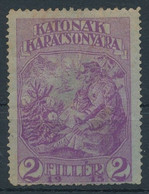 1915. For Christmas Of The Soldiers 2f Stamp - Souvenirbögen