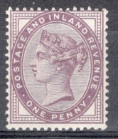 Great Britain 1881  Queen Victoria 1d  Lilac  With 16 Dots In Unmounted Mint - Unused Stamps