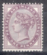 Great Britain 1881  Queen Victoria 1d  Lilac  With 16 Dots In Unmounted Mint - Ongebruikt