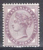 Great Britain 1881  Queen Victoria 1d  Lilac  With 16 Dots In Unmounted Mint - Ungebraucht