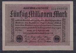 Germany - 1923 - 50 000 000 Mark  - Wmk  Small Crucifera Blassoms.. R108b.. UNC - 50 Miljoen Mark