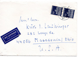 63554 - Bund - 1971 - 2@50Pfg Brandenburger Tor A LpBf AUMUEHLE -> Macedonia, OH (USA) - Cartas & Documentos