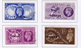 British Agencies In Tangiers 1949 5th Anniversary Of The U.P.U. In British Currrency - Morocco Agencies / Tangier (...-1958)