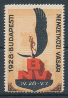 1928. BNV International Fair In Budapest. - Hojas Conmemorativas