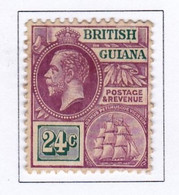 British Guiana 1913 24c (MM) - British Guiana (...-1966)