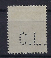 PERFIN / PERFO " C.L. " TYPO Voorafgestempeld Nr. 63B BRUXELLES 22 BRUSSEL  ;  staat Zie 2 Scans ! - Typo Precancels 1922-26 (Albert I)