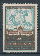 1929. XIII. Fair "Triton" Trade Hall Budapest - Commemorative Sheets
