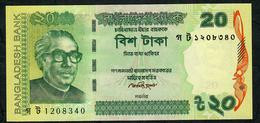 BANGLADESH P55Ac 20 TAKA 2014  Signature 10b UNC. - Bangladesch