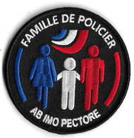 Ecusson Famille De Policiers AB IMO PECTORE - Police & Gendarmerie