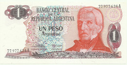 Argentina - 1 Peso Argentino - ( 1983 - 1984 ) - Pick 311 - Unc. - Sign. 2 - Serie A - Argentina