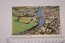 WORCESTER : Aerial View On County Cricket Ground & Rugby Terrain De Sport Stadium Stade - Worcester