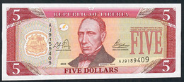 LIBERIA P26 5 DOLLARS 2003 #AJ  UNC. - Liberia