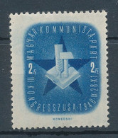 1946. III. Congress Of The Hungarian Communist Party - Commemorative Stamp 2Ft - Souvenirbögen