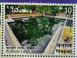 Nepal 2015 Bulbule Lake Nature  Stamp MNH - Népal