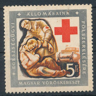 1948. Hungarian Red Cross 5Ft Stamp - Souvenirbögen