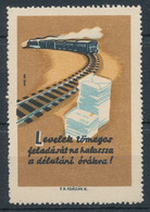 1948. Propaganda Stamp With The Subtitle "Do Not Postpone Sending Mail In Bulk Until The Afternoon!" - Hojas Conmemorativas