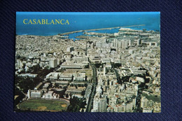 CASABLANCA , Vue Aérienne Sur L'Avenue HASSAN II - Casablanca