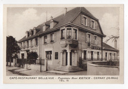 68 HAUT RHIN - CERNAY Café-Restaurant BELLE-VUE, Rietsch Propriétaire - Cernay