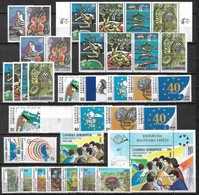 GREECE 1989 Complete All Sets Incl. A Nrs + Block MNH Vl. 1774 / 1793 + B 7 - Annate Complete