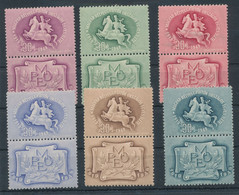 1949. 6 Commemorative Stamps Issued For The 30th Anniversary Of The National Association Of Hungarian Stamp Collectors - Souvenirbögen