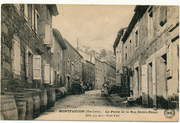 MONTFAUCON - La Poste Et Rue Notre Dame - Montfaucon En Velay