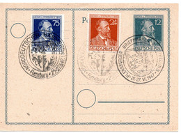 63584 - Alliierte Besetzung - 1947 - 12Pfg Stephan GAKte M ZusFrankatur FLENSBURG - ... BRIEFMARKEN-AUSSTELLUNG - Esposizioni Filateliche