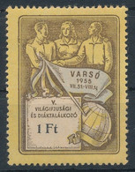 1955. 5th World Festival Of Youth And Students - Warsaw - Herdenkingsblaadjes