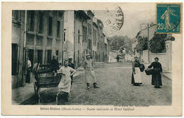 SAINT DIDIER - Route Nationale Et Hôtel Gaillard - Saint Didier En Velay