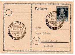 63593 - Alliierte Besetzung - 1947 - 12Pfg Stephan GAKte MECKENHEIM - ... -> Zerbst - Autres & Non Classés