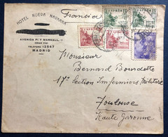 Espagne, Divers Sur Enveloppe De Madrid 8.12.1939 + Censure De Madrid, Pour La France - (B4210) - Cartas & Documentos